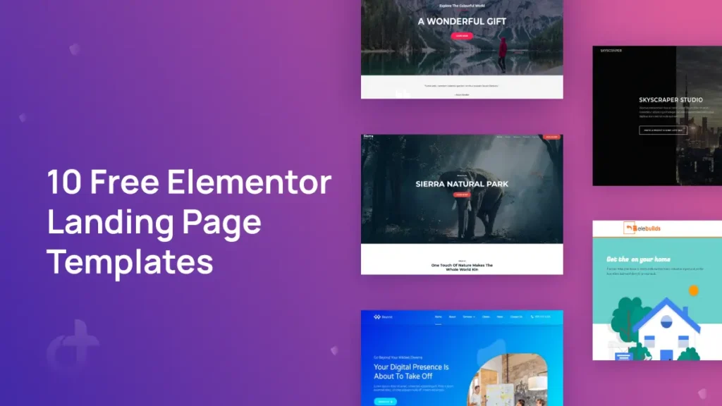 Elementor templates 2025